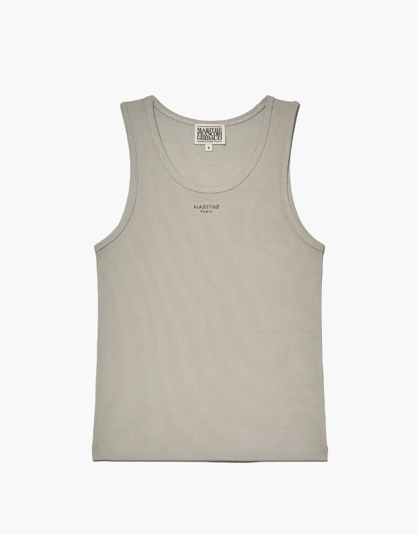 韓國 Marithe Francois Girbaud W U NECK SLEEVELESS【MF590】
