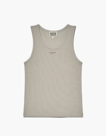 韓國 Marithe Francois Girbaud W U NECK SLEEVELESS【MF590】