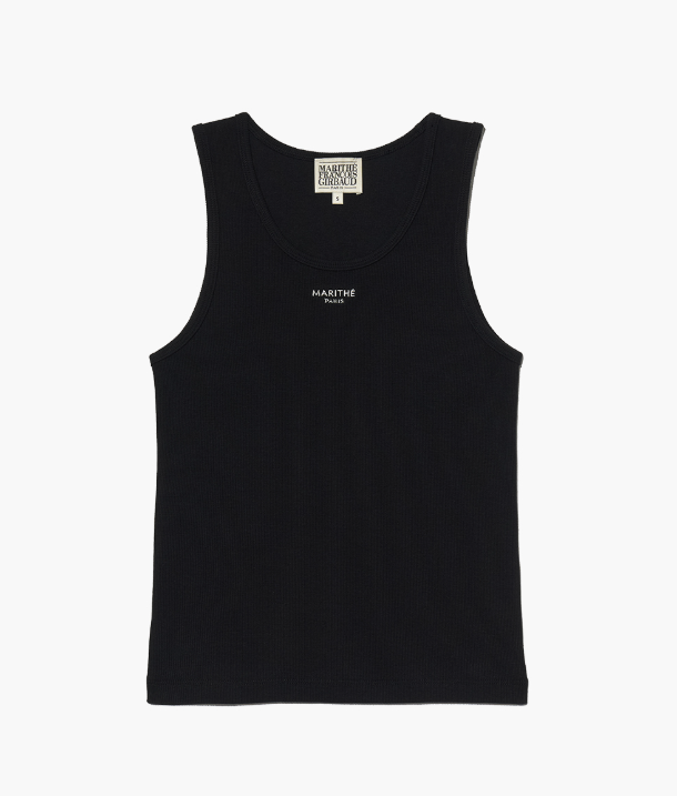 韓國 Marithe Francois Girbaud W U NECK SLEEVELESS【MF590】
