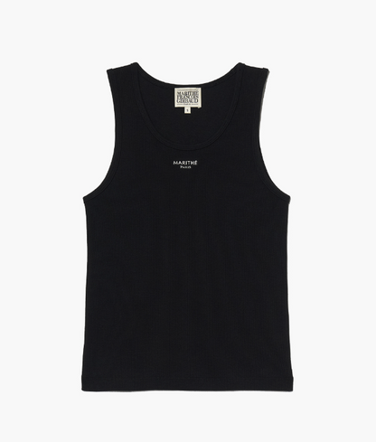 韓國 Marithe Francois Girbaud W U NECK SLEEVELESS【MF590】