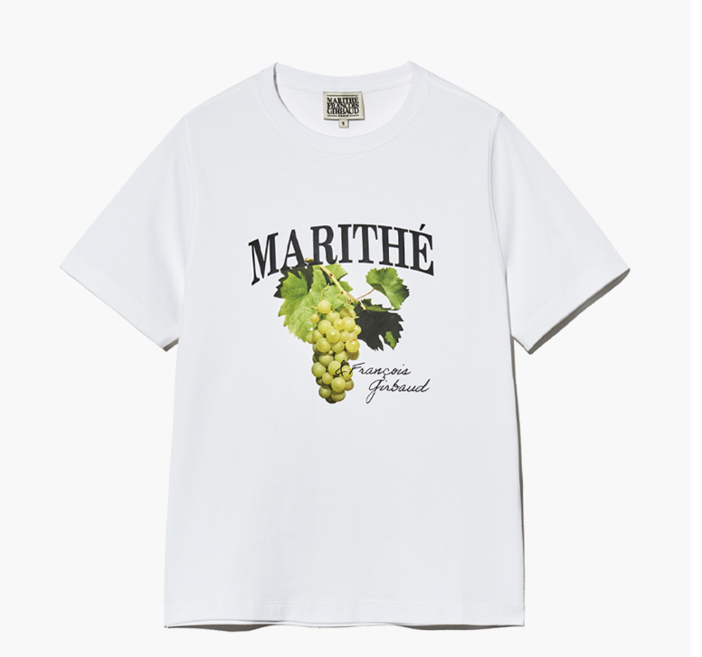 【現貨】韓國 Marithe Francois Girbaud Women's GRAPE GRAPHIC T-SHIRTS【MF583】
