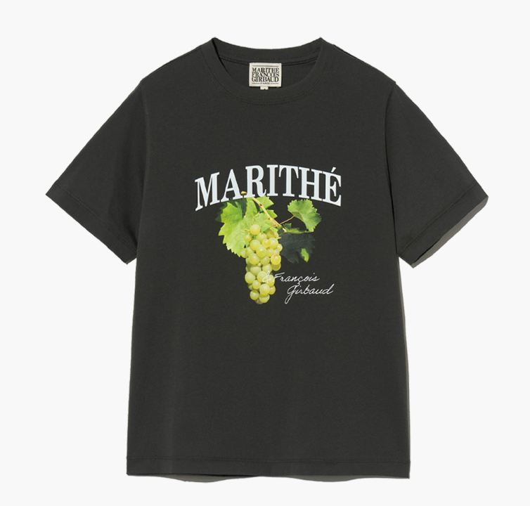 【現貨】韓國 Marithe Francois Girbaud Women's GRAPE GRAPHIC T-SHIRTS【MF583】