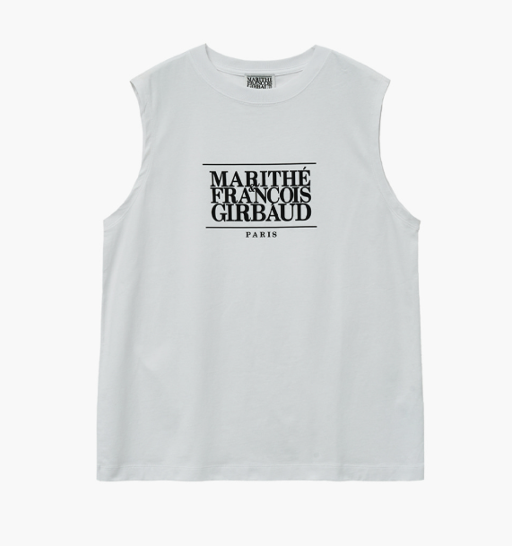 韓國 Marithe Francois Girbaud CLASSIC LOGO SLEEVELESS【MF572】