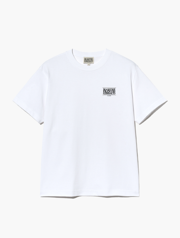 韓國 Marithe Francois Girbaud Crew neck logo T-shirt【MF498】