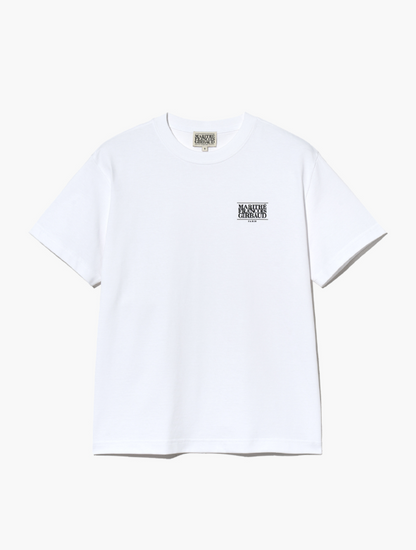 韓國 Marithe Francois Girbaud Crew neck logo T-shirt【MF498】