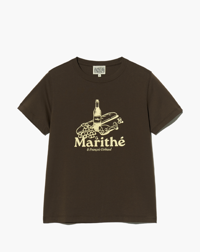 韓國 Marithe Francois Girbaud Wine Glass T-shirt【MF501】