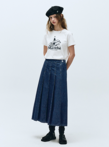 韓國 Marithe Francois Girbaud Wine Glass T-shirt【MF501】