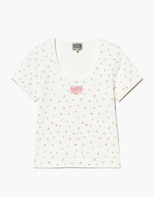 韓國 Marithe Francois Girbaud U Neck T-shirt【MF506】