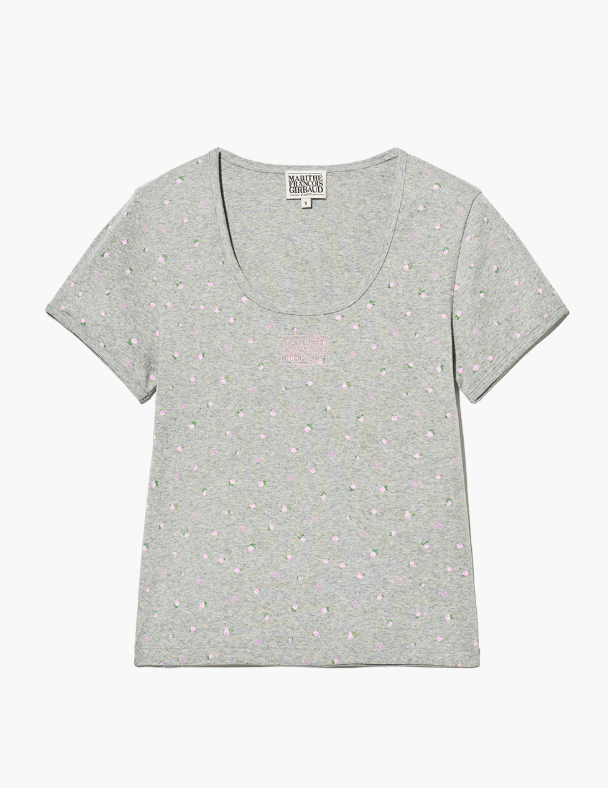 韓國 Marithe Francois Girbaud U Neck T-shirt【MF506】