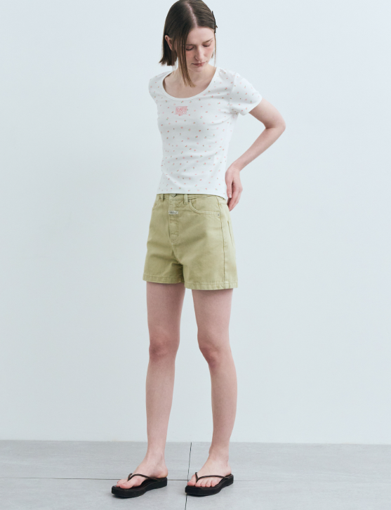韓國 Marithe Francois Girbaud U Neck T-shirt【MF506】