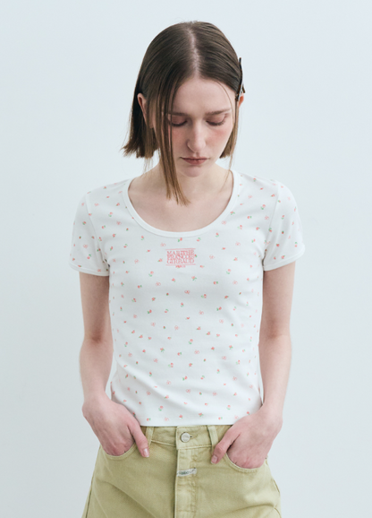 韓國 Marithe Francois Girbaud U Neck T-shirt【MF506】