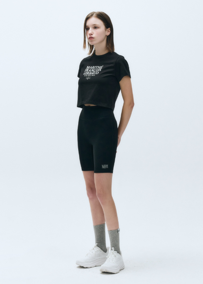 韓國 Marithe Francois Girbaud MOUVEMENT W AEROCOOL CROP T-shirt（涼感）【MF499】