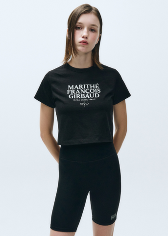 韓國 Marithe Francois Girbaud MOUVEMENT W AEROCOOL CROP T-shirt（涼感）【MF499】