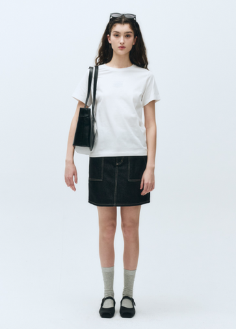 韓國 Marithe Francois Girbaud W Small Classic Logo Tee【MF413】