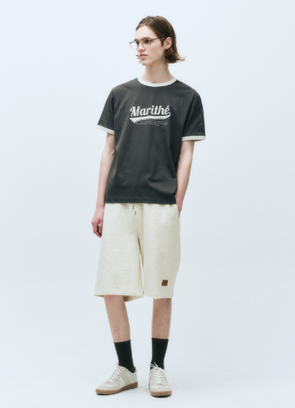 韓國 Marithe Francois Girbaud Vintage Baseball Ringer Tee【MF414】