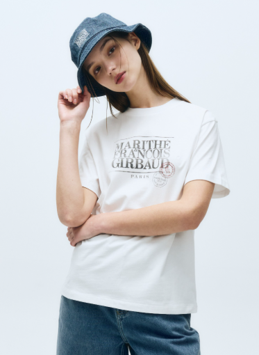 韓國 Marithe Francois Girbaud Classic Logo Stamp Tee【MF459】