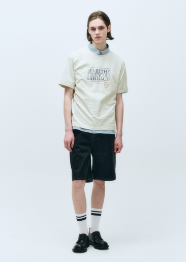 韓國 Marithe Francois Girbaud Classic Logo Stamp Tee【MF459】