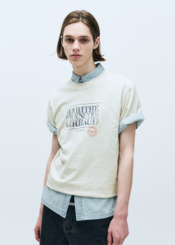 韓國 Marithe Francois Girbaud Classic Logo Stamp Tee【MF459】