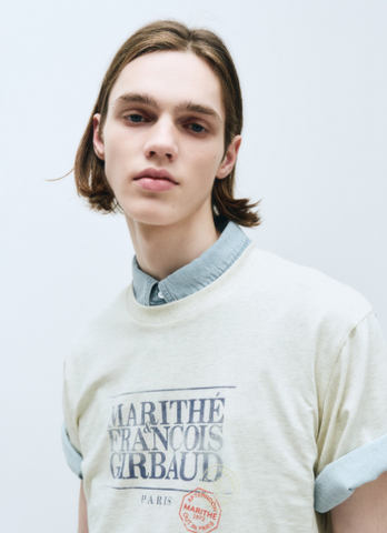 韓國 Marithe Francois Girbaud Classic Logo Stamp Tee【MF459】
