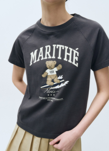 【現貨】韓國 Marithe Francois Girbaud Bear T-shirt【MF500】