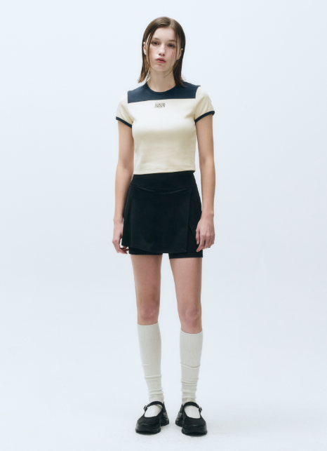 韓國 Marithe Francois Girbaud MOUVEMENT W SLIM RINGER TEE【MF454】