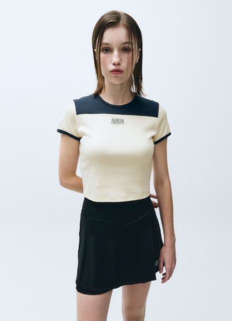 韓國 Marithe Francois Girbaud MOUVEMENT W SLIM RINGER TEE【MF454】