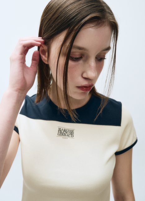 韓國 Marithe Francois Girbaud MOUVEMENT W SLIM RINGER TEE【MF454】