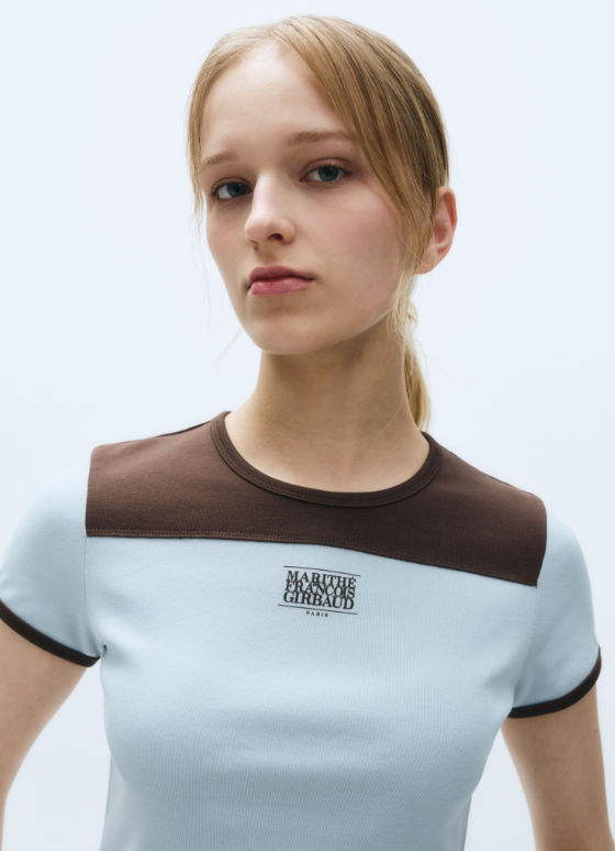 韓國 Marithe Francois Girbaud MOUVEMENT W SLIM RINGER TEE【MF454】