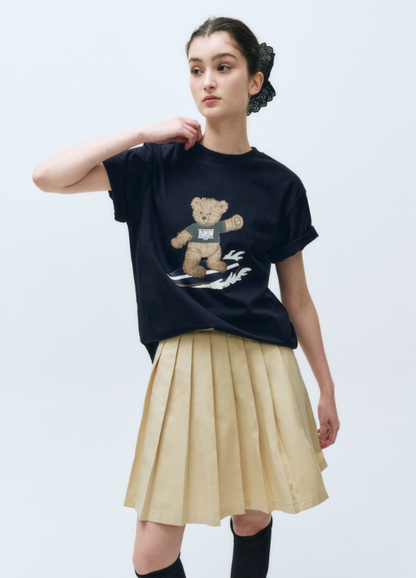 韓國 Marithe Francois Girbaud DOODLE BEAR TSHIRT【MF485】