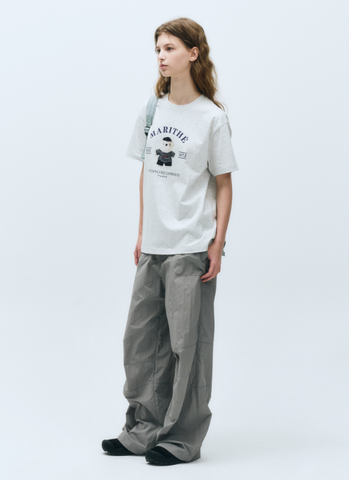 韓國 Marithe Francois Girbaud DOODLE BEAR IMAGE GRAPHIC TSHIRT【MF484】