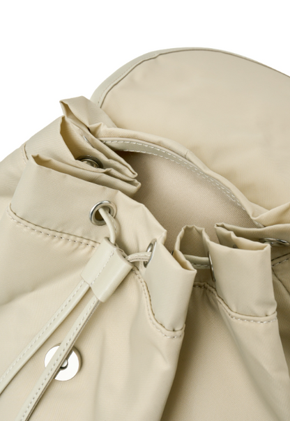韓國 Marithe Francois Girbaud CIRCLE LOGO BUCKET BACKPACK【MF576】