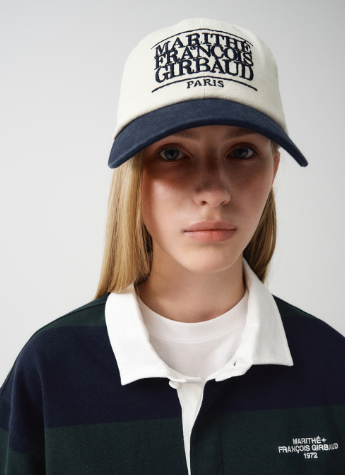 韓國 Marithe Francois Girbaud TWO TONE CLASSIC LOGO CAP【MF513】