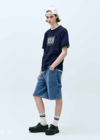 韓國 Marithe Francois Girbaud MENS CARPENTER DENIM SHORTS【MF495】