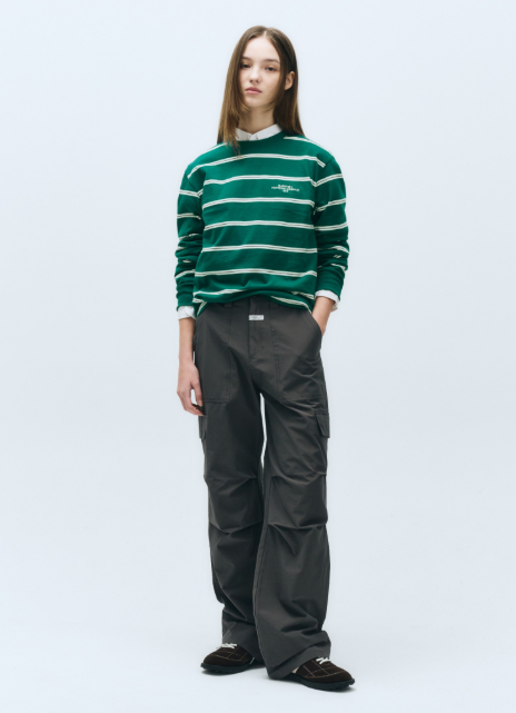 韓國 Marithe Francois Girbaud STRIPE LONG SLEEVE【MF486】