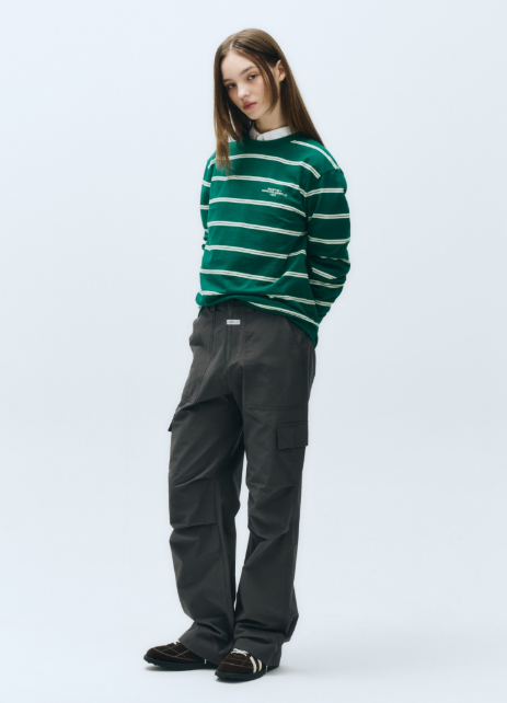 韓國 Marithe Francois Girbaud STRIPE LONG SLEEVE【MF486】