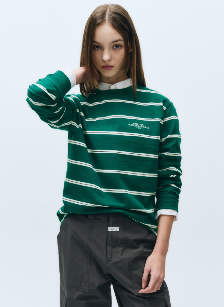 韓國 Marithe Francois Girbaud STRIPE LONG SLEEVE【MF486】