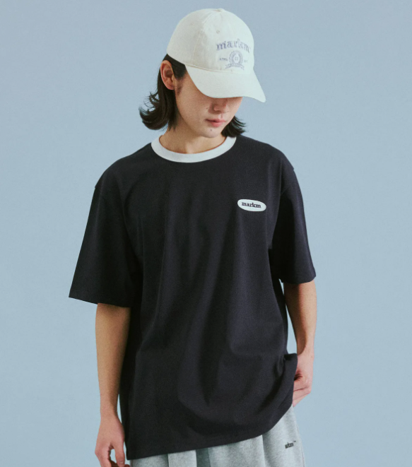 韓國 Markm BASIC LOGO RINGER T-SHIRTS【MA133】