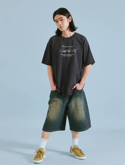 韓國 Markm TRAVEL LOGO T-SHIRTS【MA135】