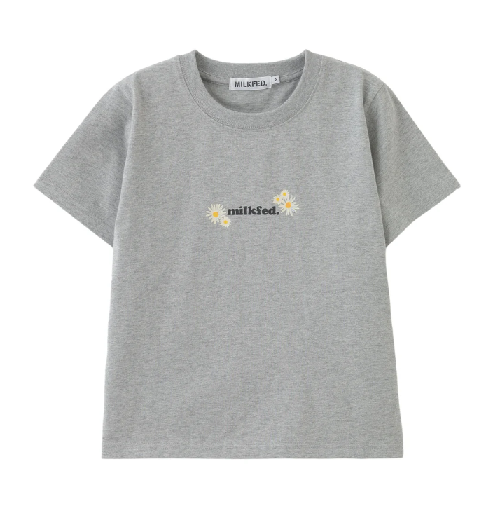 日本直送 MILKFED DAISY AND LOGO COMPACT S/S TEE【SJ029】