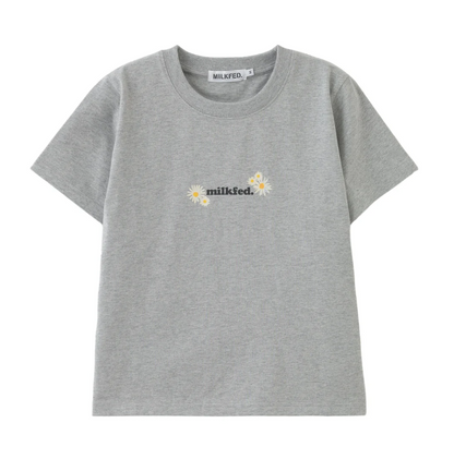 日本直送 MILKFED DAISY AND LOGO COMPACT S/S TEE【SJ029】