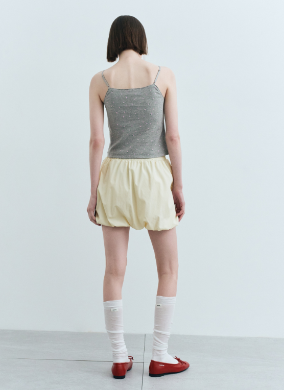 韓國 Marithe Francois Girbaud W FLOWER CROP SLEEVELESS TEE【MF594】