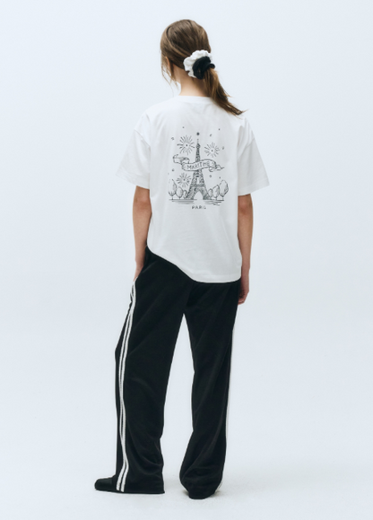 韓國 Marithe Francois Girbaud PARIS GRAPHIC OVERSIZED T-SHIRTS【MF582】