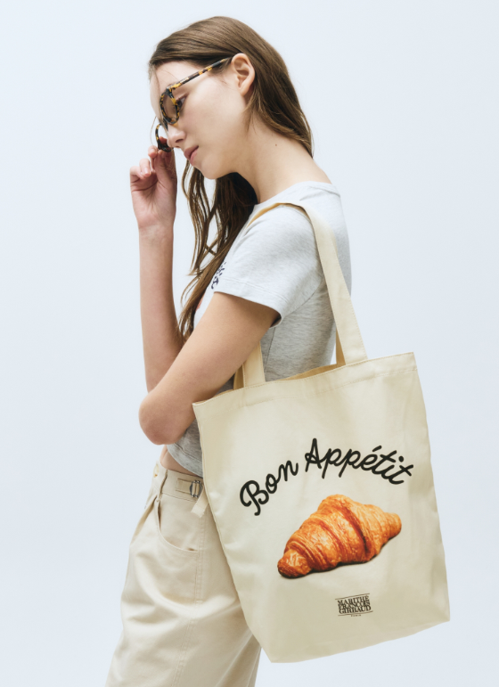 韓國 Marithe Francois Girbaud BREAD GRAPHIC ECO BAG【MF448】