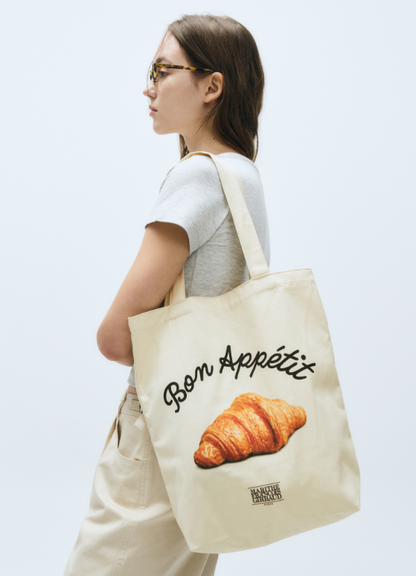 韓國 Marithe Francois Girbaud BREAD GRAPHIC ECO BAG【MF448】