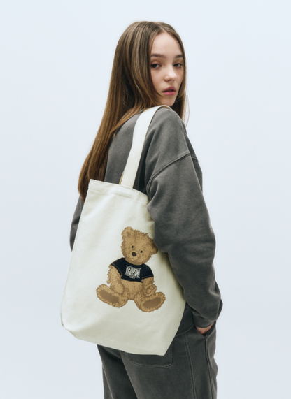 韓國 Marithe Francois Girbaud DOODLE BEAR ECO BAG【MF416】