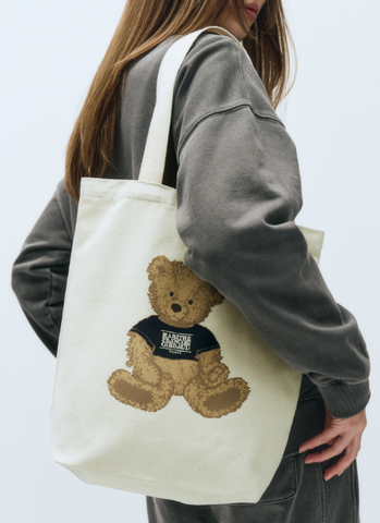 韓國 Marithe Francois Girbaud DOODLE BEAR ECO BAG【MF416】
