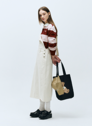 韓國 Marithe Francois Girbaud DOODLE BEAR ECO BAG【MF416】
