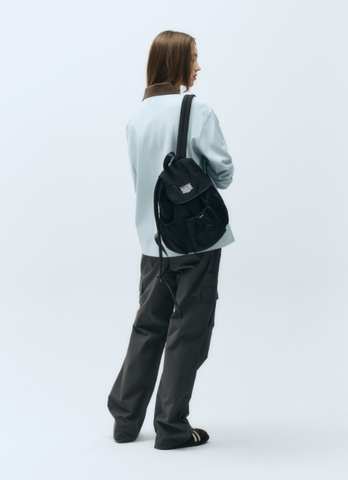 韓國 Marithe Francois Girbaud LASSIC LOGO STOPPER POCKET BACKPACK 【MF307】