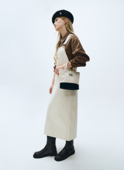 韓國 Marithe Francois Girbaud LASSIC LOGO CANVAS TOTE BAG 【MF304】