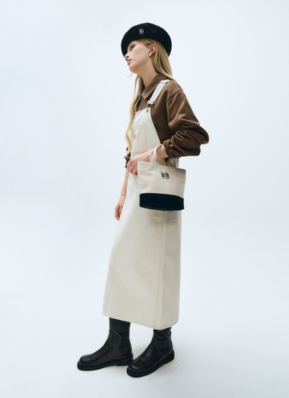 韓國 Marithe Francois Girbaud LASSIC LOGO CANVAS TOTE BAG 【MF304】